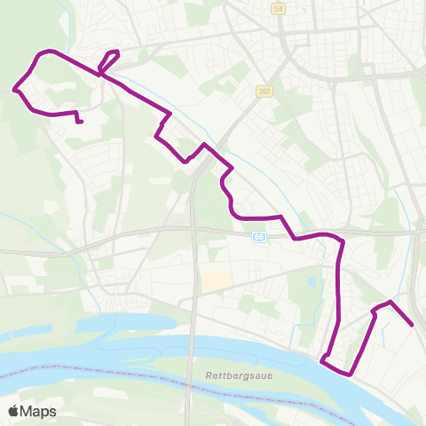 RMVB Frankfurt (Main) Markus-Krankenhaus - Frankfurt (Main) Berkersheim Mitte map