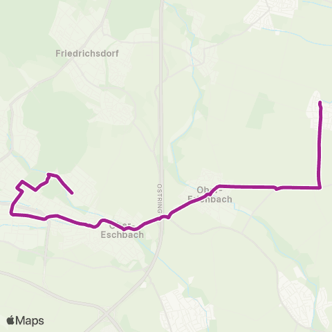 RMVB Fulda Bahnhof / Zob - Dipperz Eckartsmühle map