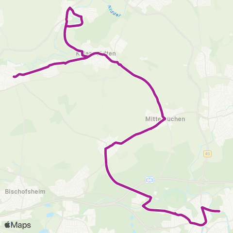 RMVB Frankfurt (Main) Hugo-Junkers-Str - Frankfurt (Main) Allerheiligentor map