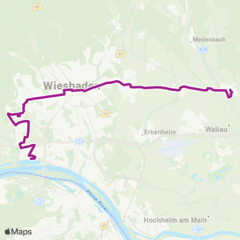 RMVB Groß-Gerau Martin-Buber-Schule - Ginsheim-Gustavsburg-Ginsheim Igs Mainspitze map