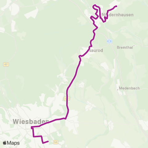 RMVB Rüsselsheim Bhfsüdseite - Groß-Gerau Kreisklinik map