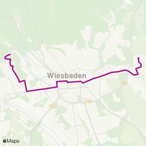 RMVB Bad Homburg V.D.H. Nesselbornfeld - Bad Homburg V.D.H. Hochtaunusklinik map
