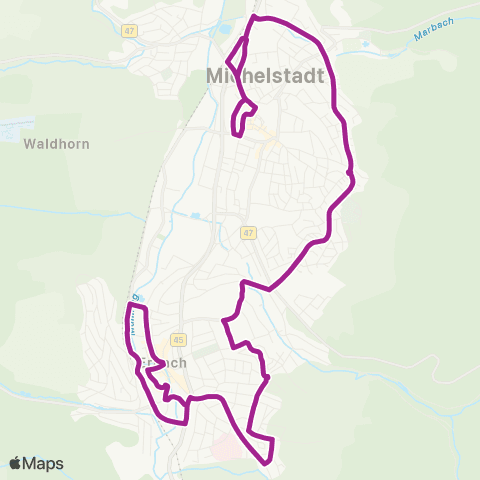 RMVB Rüsselsheim Bahnhof - Rüsselsheim Bahnhof map