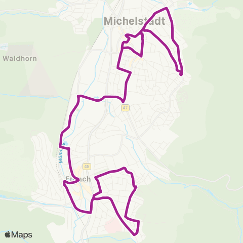 RMVB Rüsselsheim Bahnhof - Rüsselsheim Bahnhof map