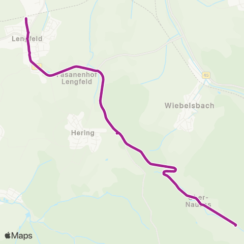 RMVB Otzberg-Lengfeld Bahnhof - Otzberg-Ober-Nauses Wasserschloß map