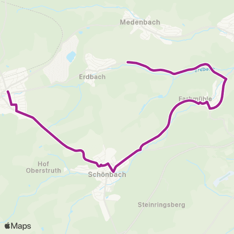 RMVB Herborn-Amdorf Ambachbrücke - Herborn-Uckersdorf Mitte map