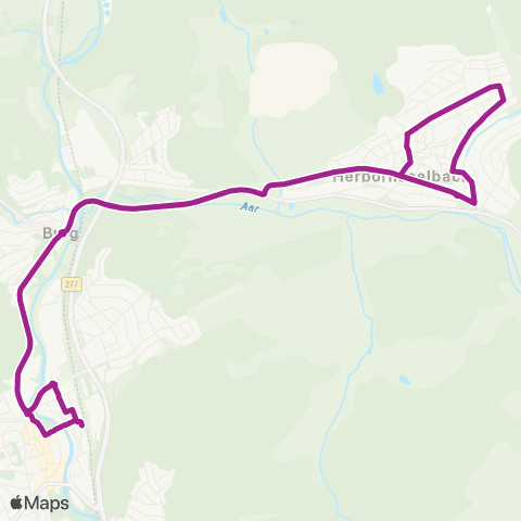 RMVB Herborn Bahnhof / Zob - Herborn Bahnhof / Zob map