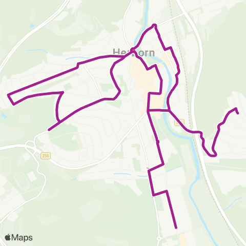 RMVB Herborn Bahnhof / Zob - Herborn Bahnhof / Zob map
