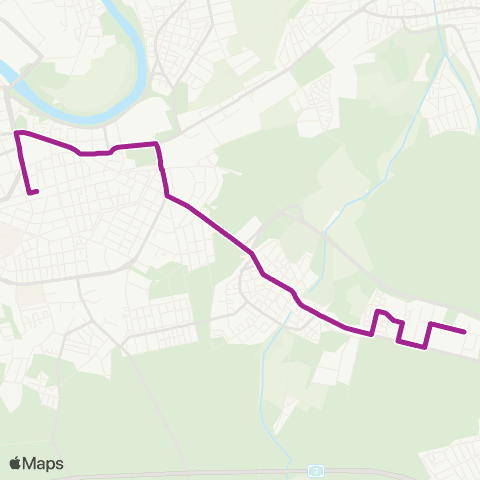 RMVB Offenbach (Main)-Bieber Bieber Waldhof - Offenbach (Main)-Zentrum Hauptbahnhof map
