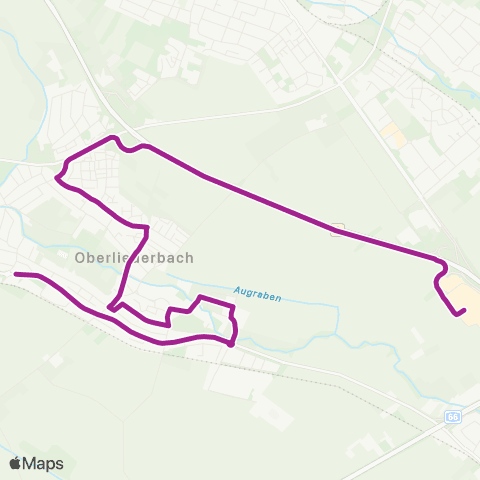 RMVB Liederbach (Taunus)-Niederhofheim Höchster Str - Sulzbach (Taunus) Mtz / Busbahnhof map