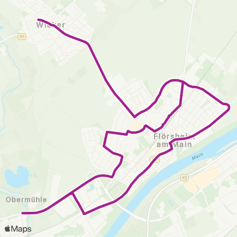 RMVB Flörsheim (Main)-Wicker Alte Goldbornschule - Flörsheim (Main) Bhfnordseite map