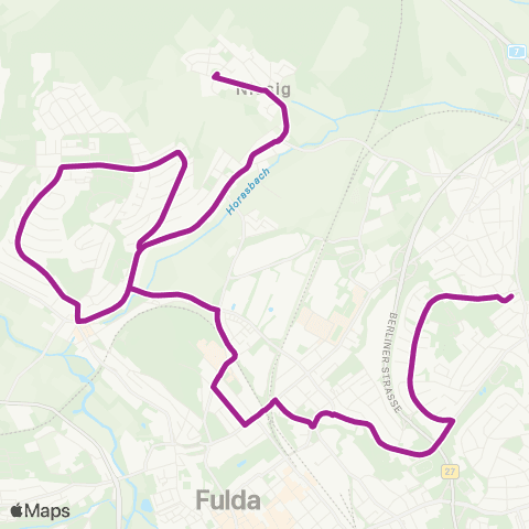 RMVB Offenbach (Main)-Offenbach Ost Ostbahnhof - Offenbach (Main)-Buchhügel Theodor-Heuss-Schule map