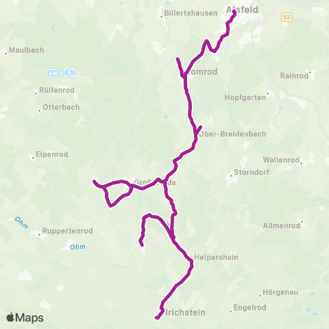 RMVB Ulrichstein Grundschule - Ulrichstein-Helpershain map
