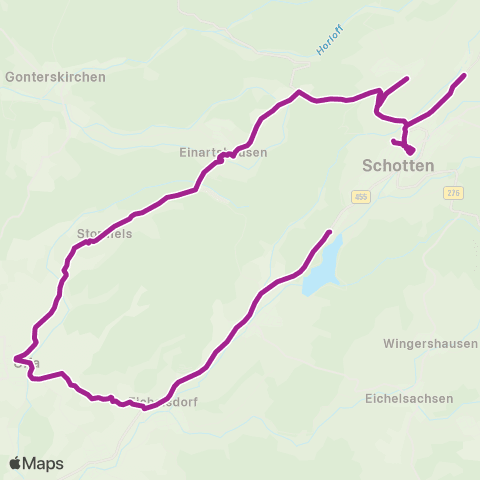 RMVB Schotten-Götzen Feuerwehr - Schotten Seestraße map