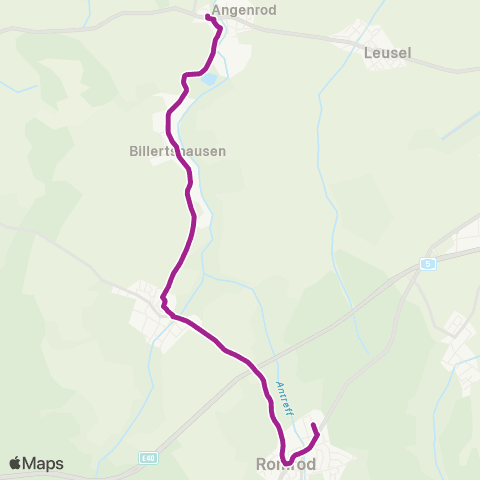 RMVB Romrod Schule - Alsfeld-Angenrod Dgh map
