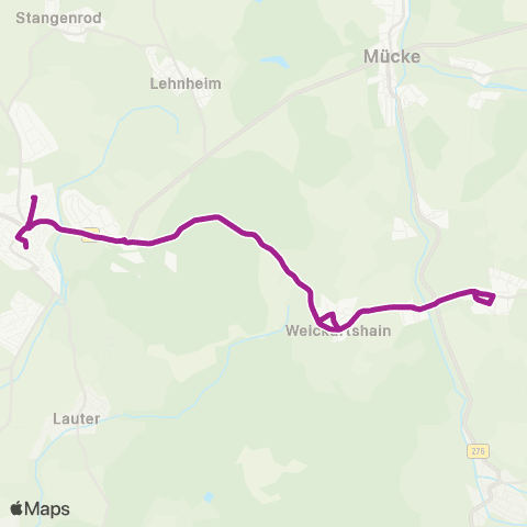 RMVB Grünberg-Stockhausen Hauptstraße - Grünberg Theo-Koch-Schule map