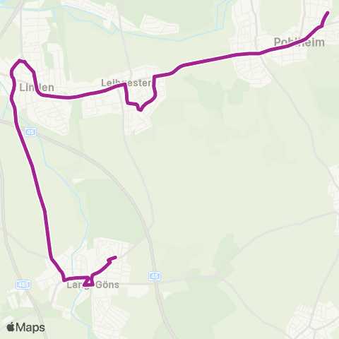 RMVB Langgöns Grundschule - Langgöns AM Fliederbusch map