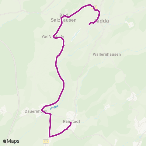 RMVB Ranstadt Schule - Ranstadt-Dauernheim Hof Dauernheim map