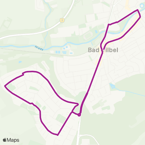 RMVB Bad Vilbel Vilco - Bad Vilbel Kennedy-Schule map