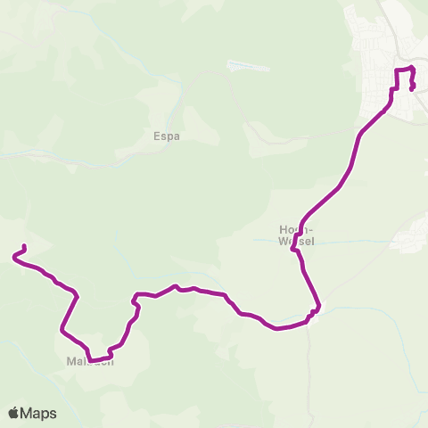 RMVB Butzbach-Maibach - Butzbach Bahnhof map