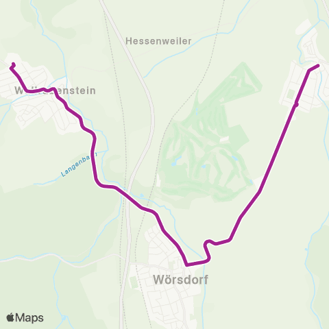 RMVB Idstein-Walsdorf Knallbach - Hünstetten-Wallrabenstein Schule map