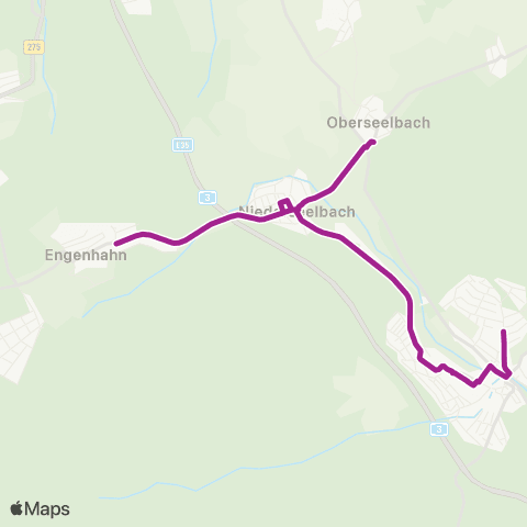 RMVB Idstein Taubenberg - Idstein-Lenzhahn Ortsstraße map