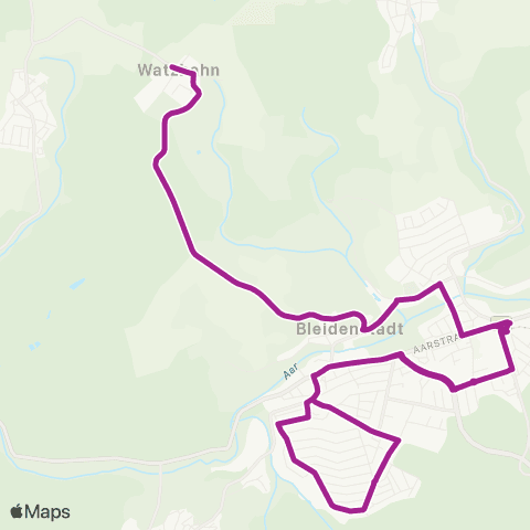 RMVB Taunusstein-Hahn Busbahnhof - Taunusstein-Hahn Busbahnhof map