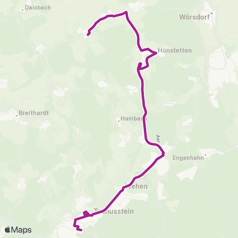 RMVB Taunusstein-Neuhof Auf Dem Kleinen Feld - Taunusstein-Bleidenstadt Aartal-Center map