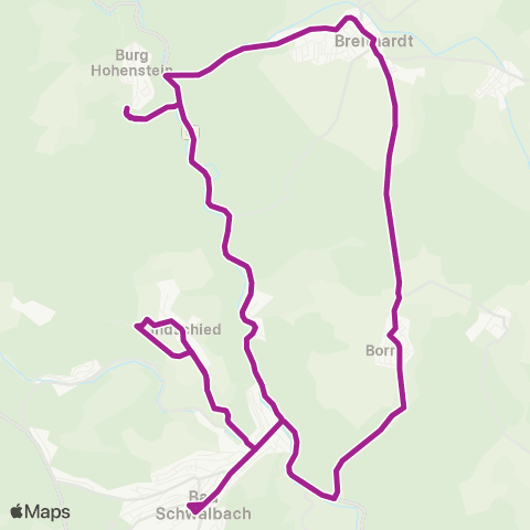 RMVB Bad Schwalbach Kurhaus - Bad Schwalbach Kurhaus map