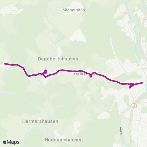 RMVB Wiesbaden-Rambach Kitzelberg - Wiesbaden Südfriedhof map