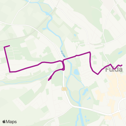 RMVB Fulda Brüder-Grimm-Schule - Fulda Stadtschloss map