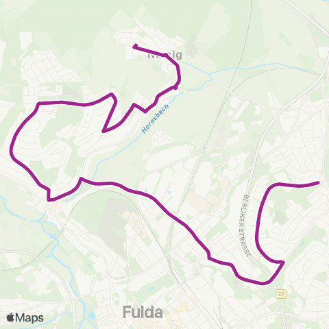 RMVB Petersberg Konrad-Adenauer-Schule - Fulda-Niesig AM Gerlos map