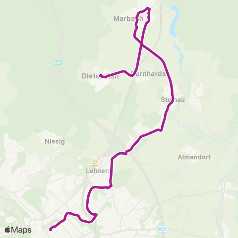 RMVB Fulda Stadtschloss - Fulda-Dietershan Ortsmitte map