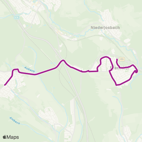 RMVB Eppstein-Bremthal Friedhof - Wiesbaden-Naurod Fondetter Str map