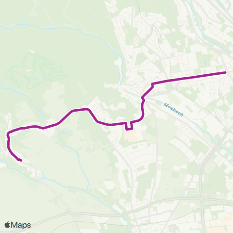 RMVB Wiesbaden-Frauenstein Bgm-Schneider-Str - Wiesbaden Loreleiring map