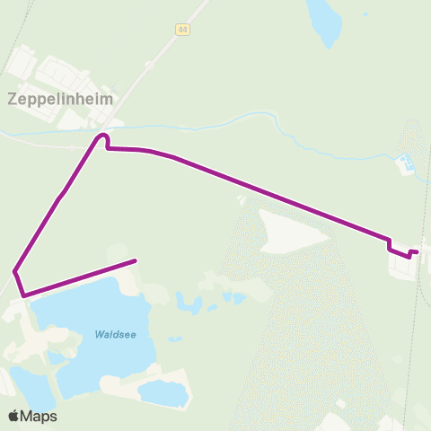 RMVB Dreieich-Buchschlag Im Steingrund - Langen (Hessen) Waldsee map