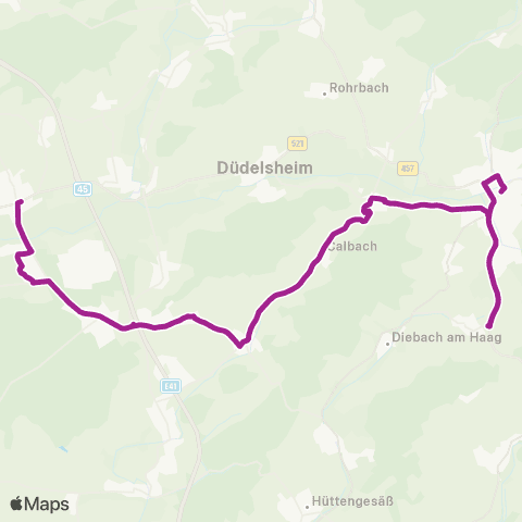 RMVB Altenstadt Alte Molkerei - Büdingen Gymnasiumstraße map