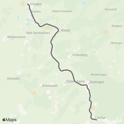 RMVR Bochum Hbf - Gelsenkirchen Hbf map