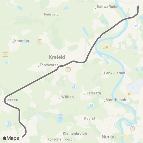 RMVR Gelsenkirchen Hbf - Oberhausen Hbf map