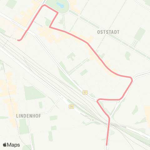Rhein-Neckar-Verkehr GmbH MA Hochschule - MA Hauptbahnhof map