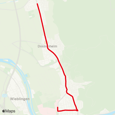 Rhein-Neckar-Verkehr GmbH Schriesheim Bahnhof - Technologiepark map