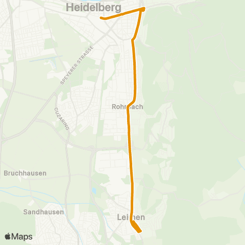 Rhein-Neckar-Verkehr GmbH HD Hauptbahnhof - Kurpfalz-Centrum map