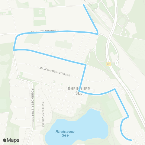 Rhein-Neckar-Verkehr GmbH MA Fridtjof-Nansen-Weg - Rheinau Süd - MA Rheinau Bf map