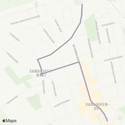 Rhein-Neckar-Verkehr GmbH MA Sandhofen - Groß-Gerauer Straße - Sandhofen Rathaus - Sandhofen map