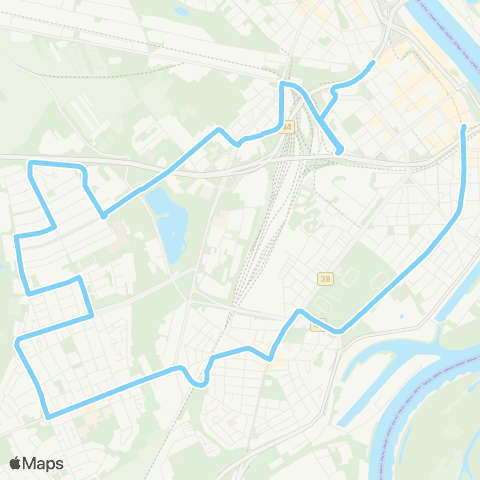 Rhein-Neckar-Verkehr GmbH LU Berliner Platz - Am Schwanen - Marienkrankenhaus - Niederfeld - Bayreuther Straße - LU Hauptbahnhof - LU Rathaus map