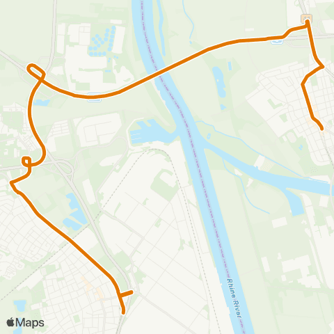 Rhein-Neckar-Verkehr GmbH Sandhofen - Oppau, Fritz-Haber-Straße BASF Tor 12+13 map