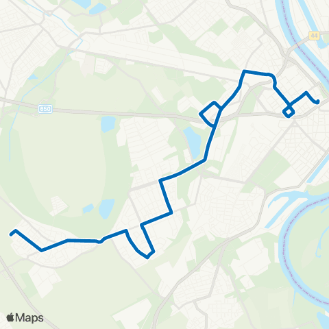 Rhein-Neckar-Verkehr GmbH Maudach Kleestraße - Berliner Platz, Bf LU Mitte map