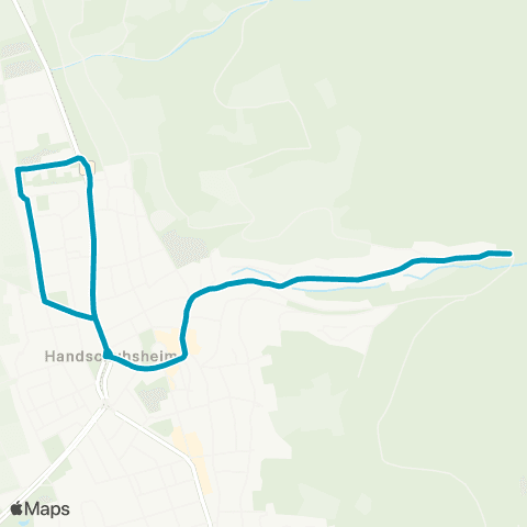 Rhein-Neckar-Verkehr GmbH HD Handschuhsheim Hans-Thoma-Platz - Mühltal - Hans-Thoma-Platz map