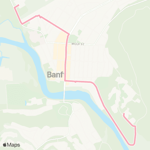 Roam Transit Fenlands / Banff Centre map