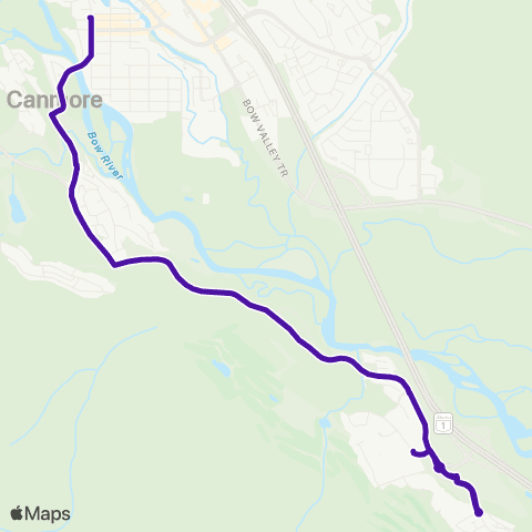 Roam Transit Three Sisters map